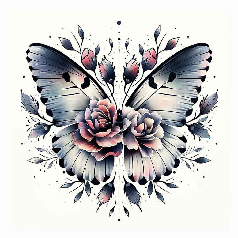 flying-dragonfly – tattoo design ideas free ai generated – surrealism-enigmatic-aura – for-scapula – Gallery: butterflies-moths-dragonflies-inkby-ai