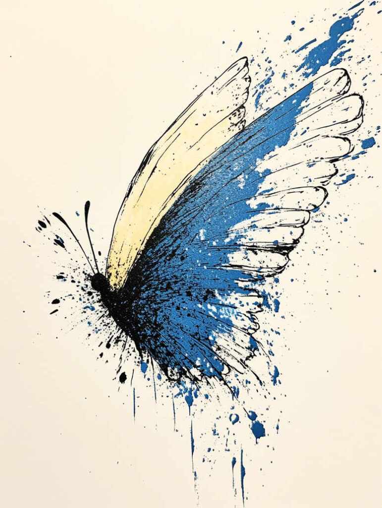 insect-tattoo – tattoo design ideas free ai generated – neotraditional-textured-fills – for-upper-arm – Gallery: butterflies-moths-dragonflies-inkby-ai