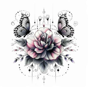 moth – tattoo design ideas free ai generated – realism-fine-lines – for-toe – Gallery: butterflies-moths-dragonflies-inkby-ai
