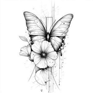moth-wings – tattoo design ideas free ai generated – realism-natural-color-palette – for-shin – Gallery: butterflies-moths-dragonflies-inkby-ai