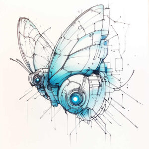 moths – tattoo design ideas free ai generated – surrealism-otherworldly – for-collarbone – Gallery: butterflies-moths-dragonflies-inkby-ai