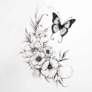 mystical-dragonfly – tattoo design ideas free ai generated – realism-reflective-light – for-palm – Gallery: butterflies-moths-dragonflies-inkby-ai