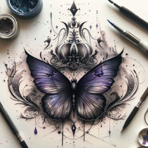 butterflies-moths-dragonflies tattoo design ideas pristine delicate antennae endurance and power