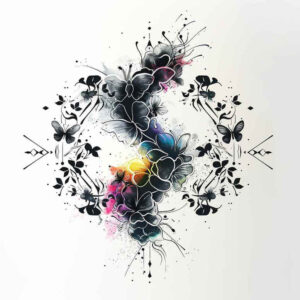 butterflies-moths-dragonflies tattoo design ideas fine dot fine details shows strength