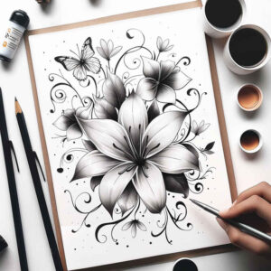 butterflies-moths-dragonflies tattoo design ideas clean shape fine textures for ribs