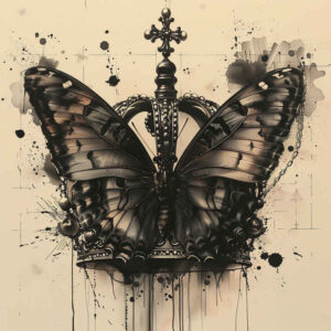 butterflies-moths-dragonflies tattoo design ideas clear-cut intricate patterns for spine