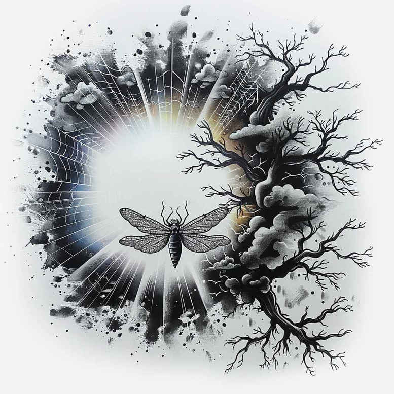 butterflies-moths-dragonflies tattoo design ideas subtle motif nature-inspired determination and power