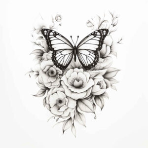 butterflies-moths-dragonflies tattoo design ideas short stroke vibrant colors meaning courage