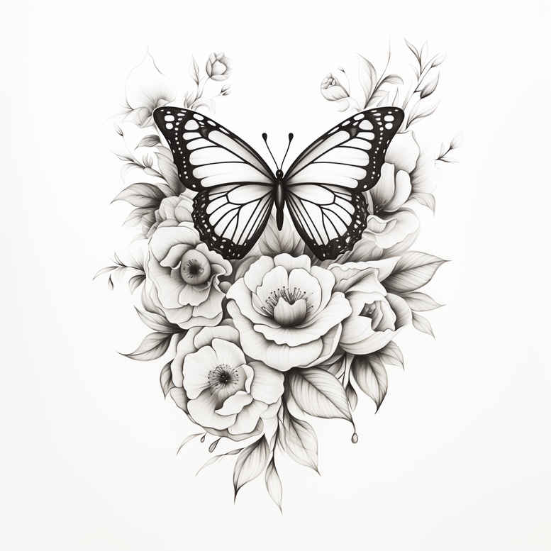 butterflies-moths-dragonflies tattoo design ideas short stroke vibrant colors meaning courage