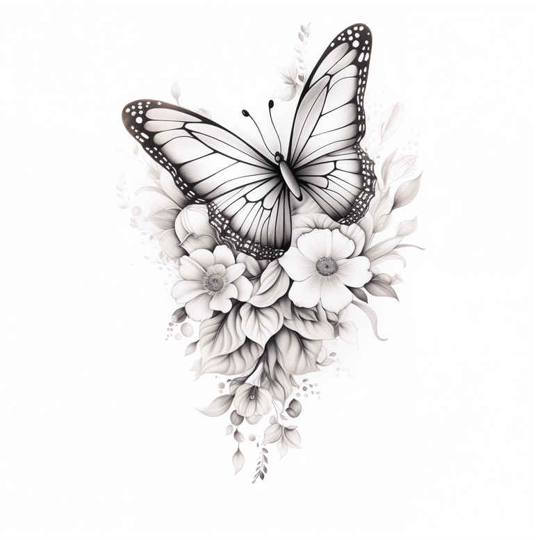 winged-dragonfly – tattoo design ideas free ai generated – realism-true-rendering – for-scapula – Gallery: butterflies-moths-dragonflies-inkby-ai
