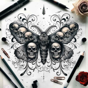 portrait-realism – tattoo design ideas free ai generated – subtle-motif – orderly – Gallery: upload-inkby-ai