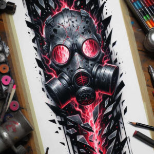 bold-motifs – tattoo design ideas free ai generated – unnatural – for-calf – Gallery: cover-up-inkby-ai