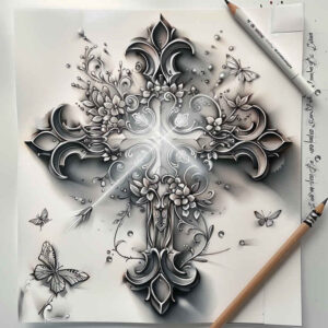 celtic-cross-tattoo – tattoo design ideas free ai generated – realism-photo-accuracy – for-spine – Gallery: crosses-inkby-ai