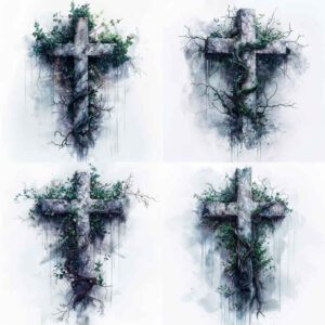 cross-tattoo – tattoo design ideas free ai generated – realism-photo-realistic – for-arm – Gallery: crosses-inkby-ai