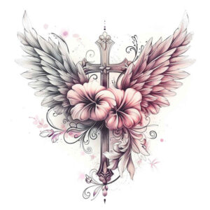cross-tattoo – tattoo design ideas free ai generated – realism-photo-realistic – for-arm – Gallery: crosses-inkby-ai