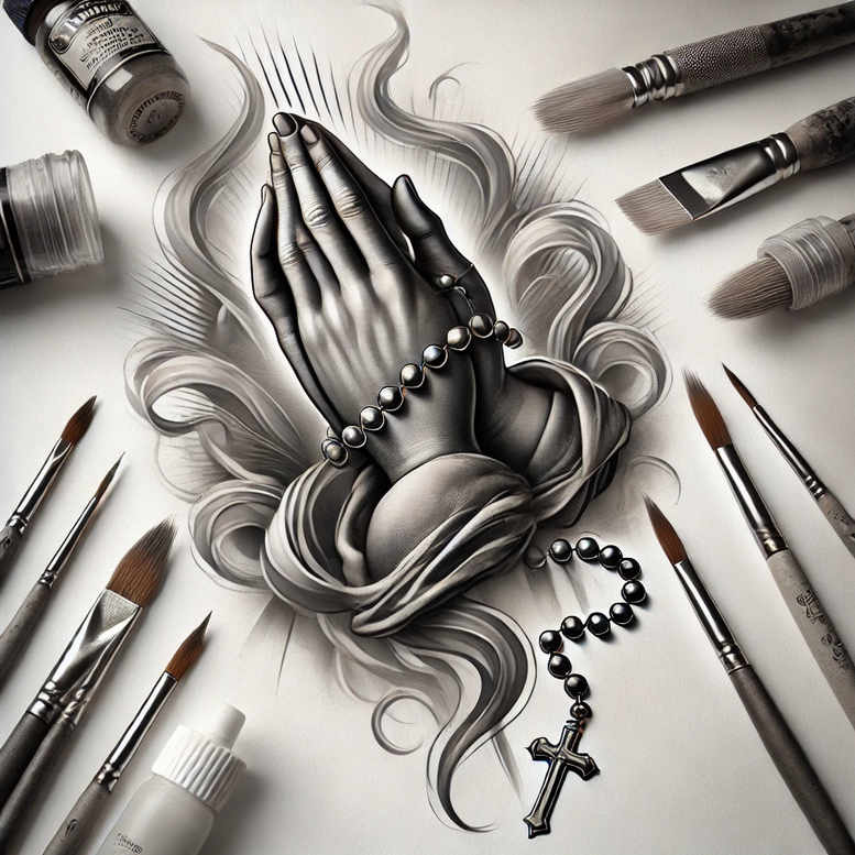 cross-tattoo – tattoo design ideas free ai generated – realism-photo-realistic – for-arm – Gallery: crosses-inkby-ai