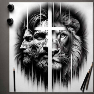 cross-tattoo – tattoo design ideas free ai generated – realism-photo-realistic – for-arm – Gallery: crosses-inkby-ai