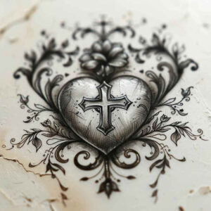 cross-with-lines – tattoo design ideas free ai generated – neotraditional-modern-classic – for-chest – Gallery: crosses-inkby-ai