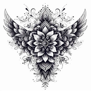cross-with-shadow – tattoo design ideas free ai generated – surrealism-mysterious – for-wrist – Gallery: crosses-inkby-ai