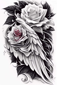 decorative-cross-tattoo – tattoo design ideas free ai generated – realism-clean-background – for-shoulder – Gallery: crosses-inkby-ai