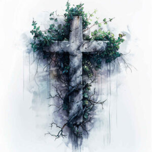 gothic-cross-tattoo – tattoo design ideas free ai generated – neotraditional-clean-fill – for-upper-chest – Gallery: crosses-inkby-ai