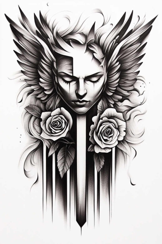 religious-symbol-tattoo – tattoo design ideas free ai generated – realism-refined-lines – for-wrist – Gallery: crosses-inkby-ai