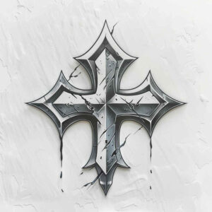 crosses tattoo design ideas distorted perspective ancient shows perseverance