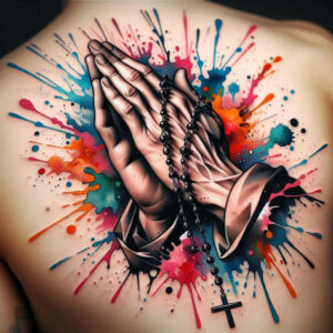 crosses tattoo design ideas rich shading bold outlines for nape