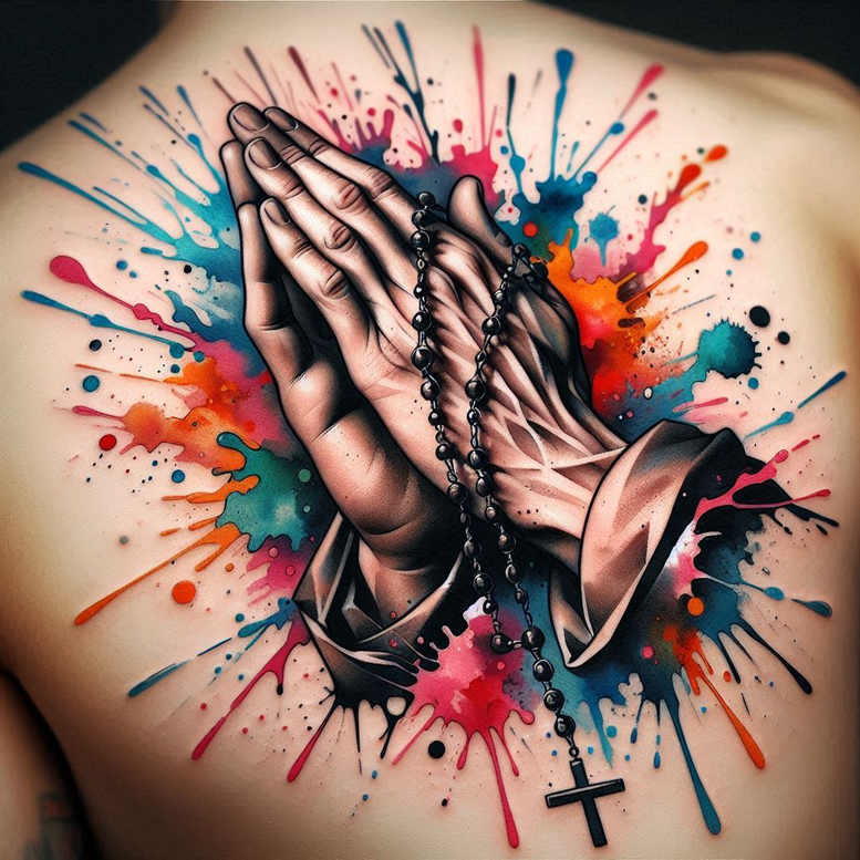 crosses tattoo design ideas rich shading bold outlines for nape