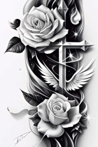 crosses tattoo design ideas Surrealism disorienting Celtic stands for determination