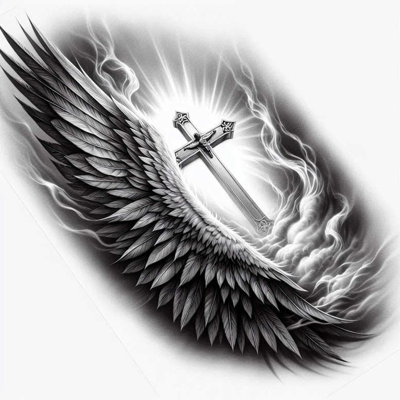 crosses tattoo design ideas Realism natural look classic shows resilience