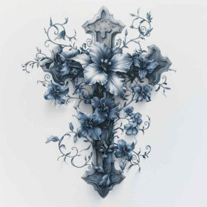 crosses tattoo design ideas Realism full detail detailed texture meaning resilience
