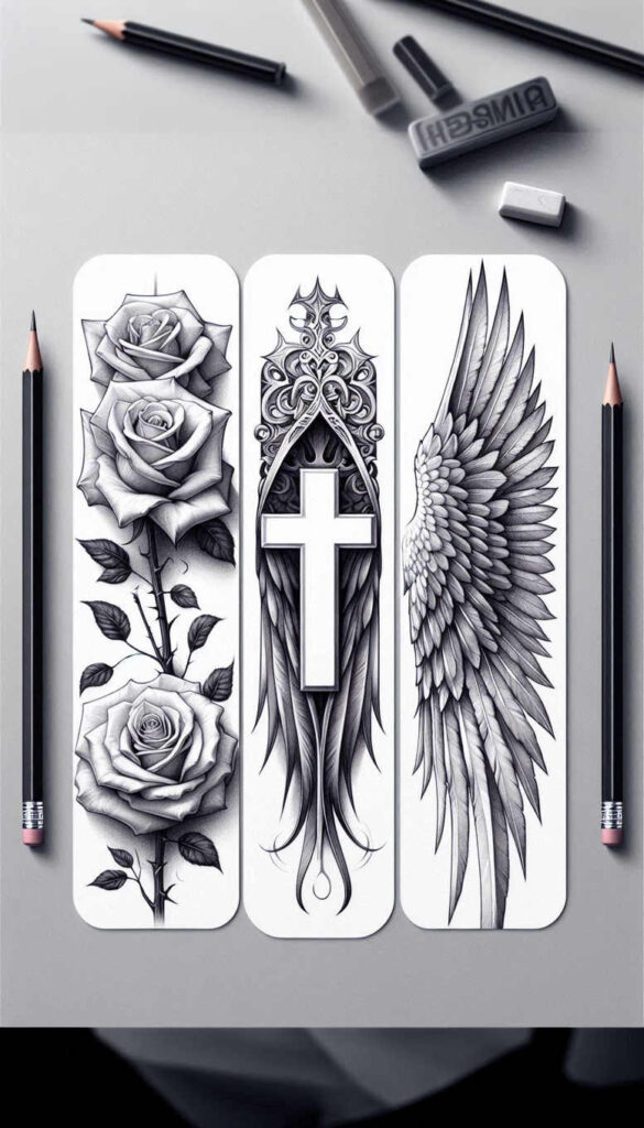 crosses tattoo design ideas textural detail fine detail meaning perseverance
