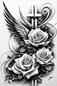 crosses tattoo design ideas Realism color precision gothic for wrist
