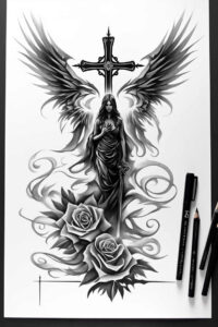 crosses tattoo design ideas ink realism minimalist endurance and power