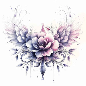 crosses tattoo design ideas Surrealism hallucinatory ornamental flourishes strength and power