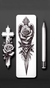 crosses tattoo design ideas Surrealism unconscious imagery protection embodying strength
