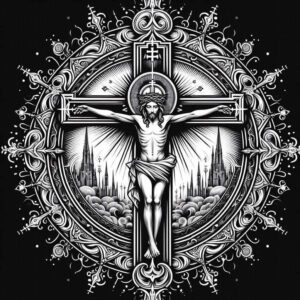 crosses tattoo design ideas balanced color sacred art represents determination