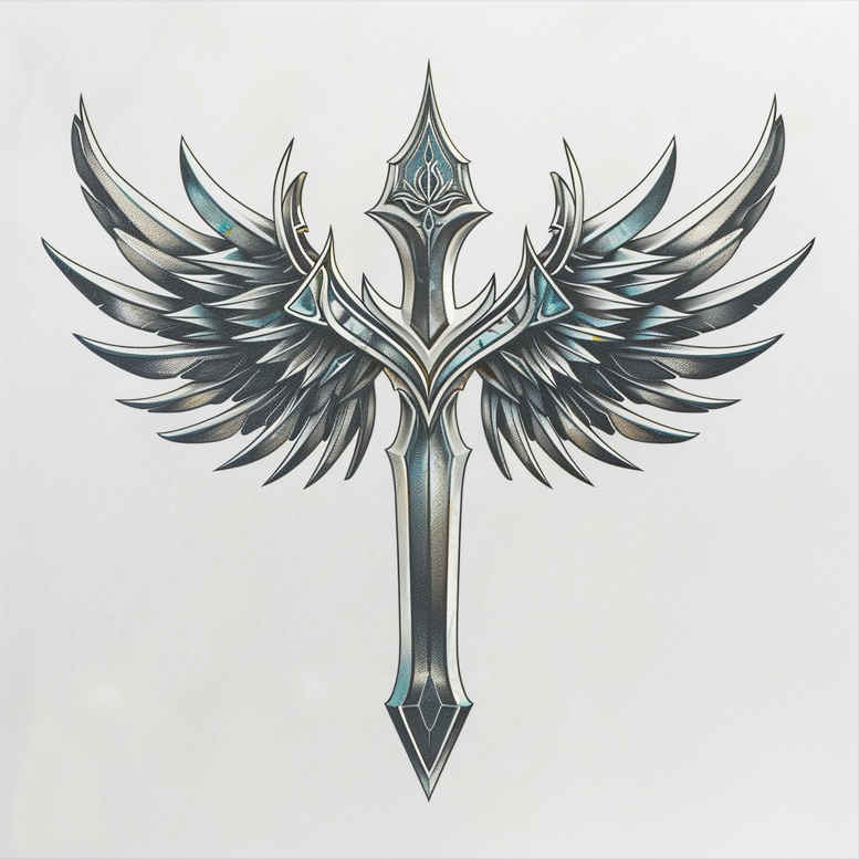 crosses tattoo design ideas Neotraditional dynamic color sacred art symbolising resilience