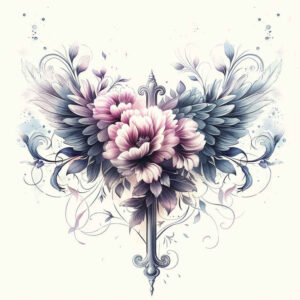 crosses tattoo design ideas Realism natural tones sacred for abdomen