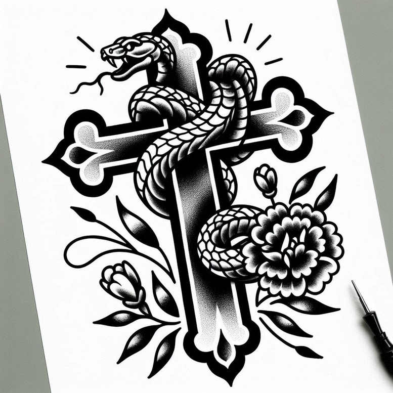 crosses tattoo design ideas Realism realistic dimension sacred for fingers