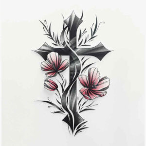 crosses tattoo design ideas enigmatic aura sacred geometry embodying endurance
