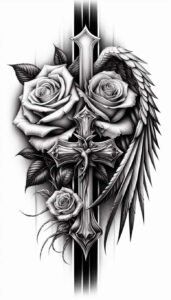 crosses tattoo design ideas Surrealism esoteric sacred geometry symbol of strength