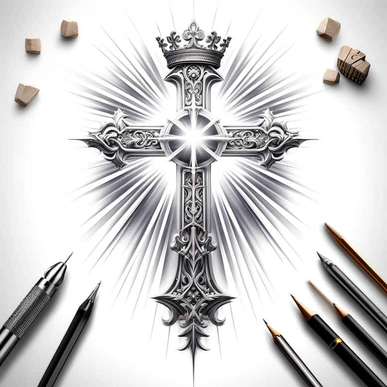 crosses tattoo design ideas dreamlike sacred symbolising resilience
