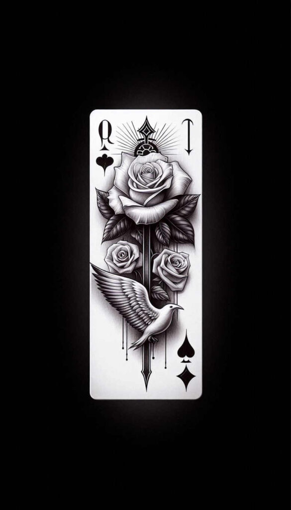crosses tattoo design ideas Realism contrast play sharp edges for full back