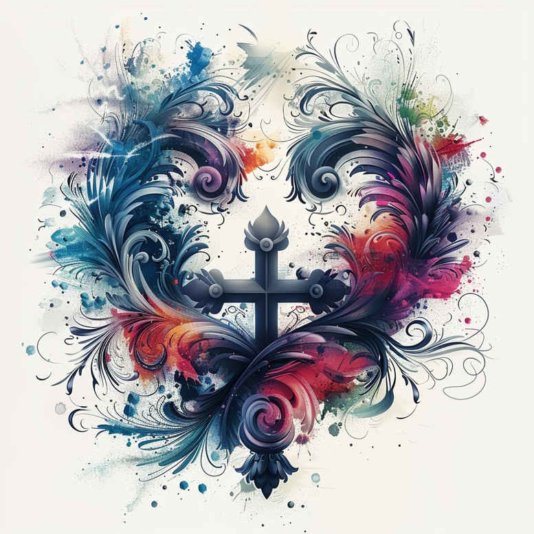 crosses tattoo design ideas bold highlights spiritual for shoulder blade