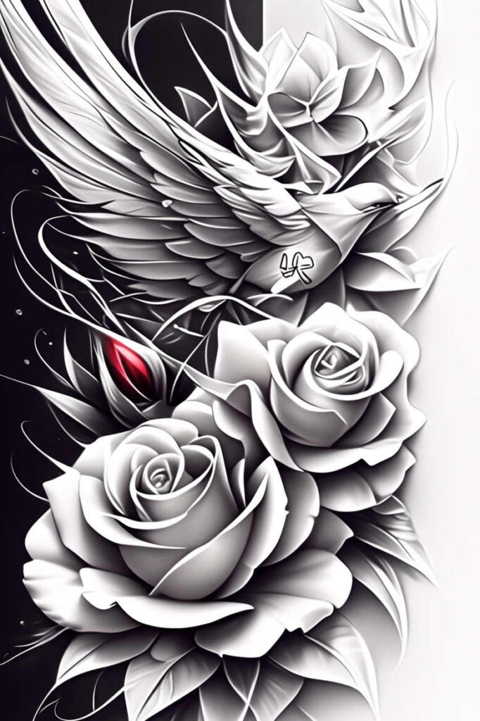 crosses tattoo design ideas Surrealism metaphysical symmetrical stands for perseverance