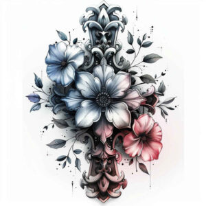 crosses tattoo design ideas decorative elements tribal for collarbone