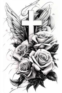 crosses tattoo design ideas luminous tribal for foot