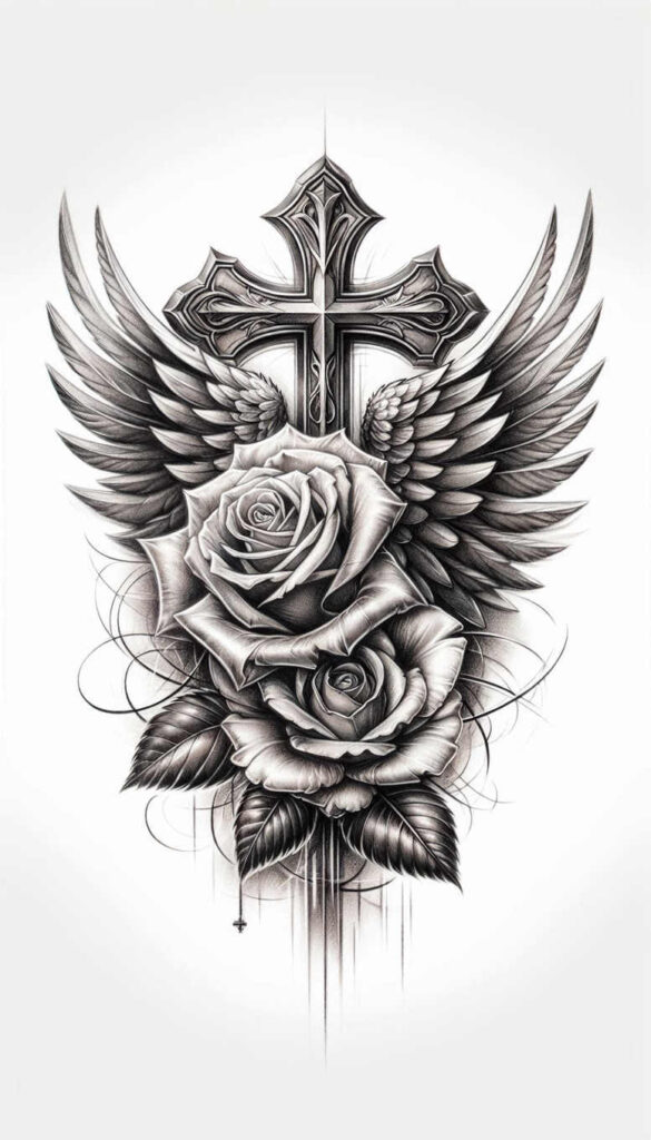 crosses tattoo design ideas classic motifs tribal for shoulder